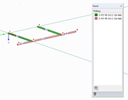 Zadání příčných prutů s průřezem 3