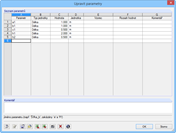 Erstellen der Parameter