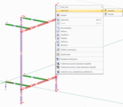 Výběr všech uzlů v rovině