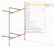 Výběr všech uzlů v rovině