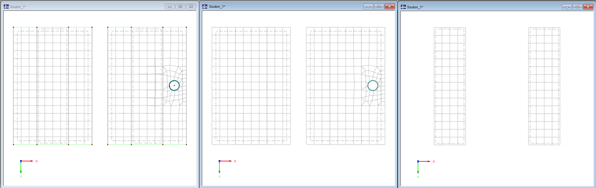 FE-Netz am Gesamt- sowie Teilsystem