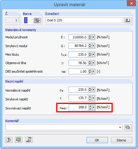 Úprava mezního napětí