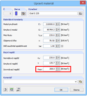 Úprava mezního napětí