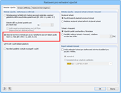 Nastavení pro nelineární výpočet