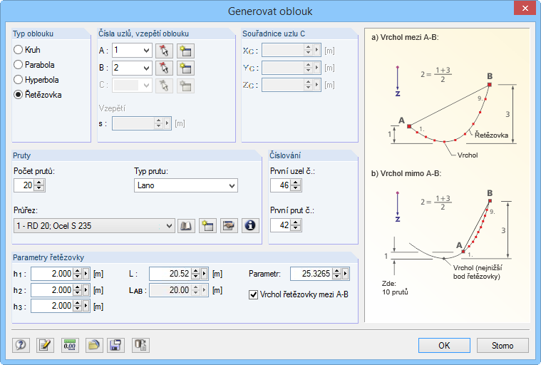 Generování řetězovky