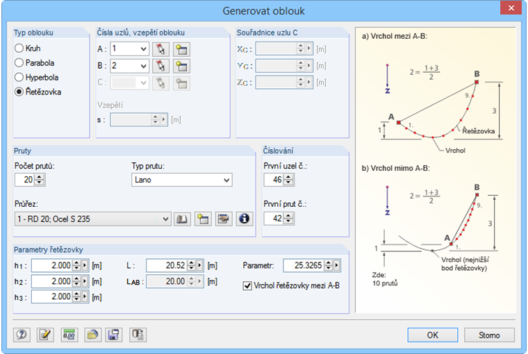 Generování řetězovky