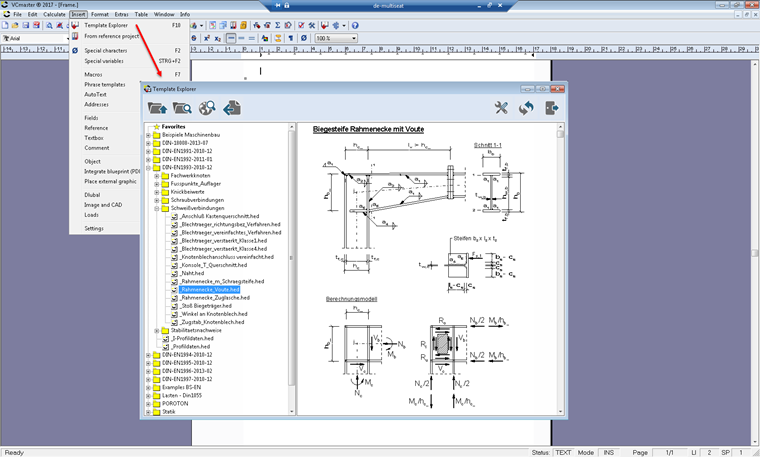 Průzkumník předloh