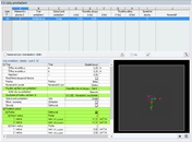 Podrobné údaje o uzlech protlačení při posouzení s automaticky navrženými kontrolovanými obvody