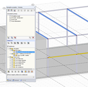 Vyznačení a zobrazení změn ve statickém programu RFEM pomocí viditelností