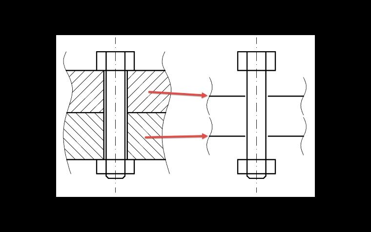 Převedení prostorového modelu desky na plošný model desky