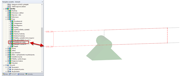 Aktivovat "Výsledky pro vazby"