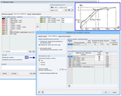 Dialog v modulu CONCRETE „Základní údaje“ pro mezní stav použitelnosti s detailním nastavením nelineárního výpočtu podle [2]