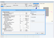 Dialog v modulu CONCRETE „1.3 Průřezy“ s nastavením pro dotvarování a smršťování