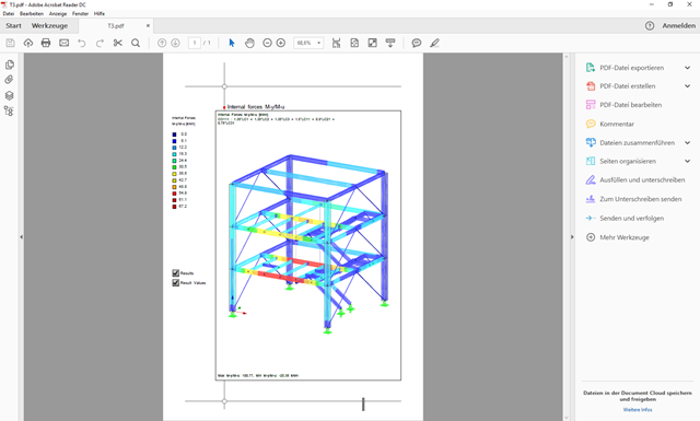 Vytvořený soubor 3D PDF