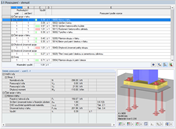 Dialog „3.1 Posouzení – shrnutí“ s podrobnými údaji o posouzení kotvy v tahu