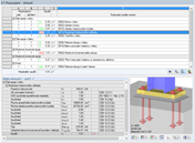 Dialog „3.1 Posouzení – shrnutí“ s podrobnými údaji o posouzení na porušení základu rozlomením