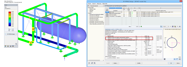 Dokumentation der Momentenanteile