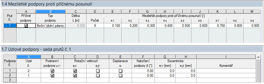 Beschreibung des statischen Systems