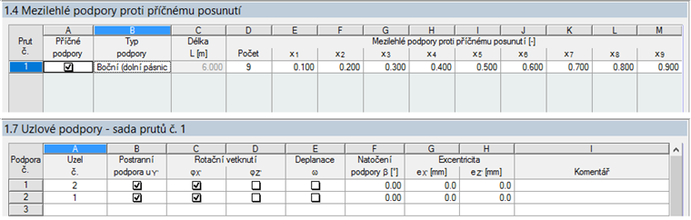 Beschreibung des statischen Systems