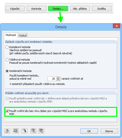 RF-CONCRETE Surfaces: Berücksichtigung der Integrationsbreite für Flächenbemessung
