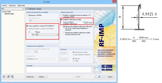 Generierung der Vorverformung mit RF-IMP