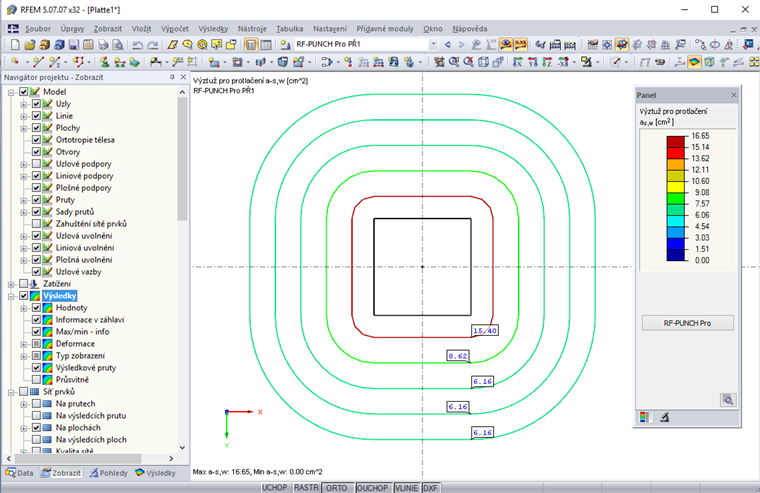 Výztuž na protlačení