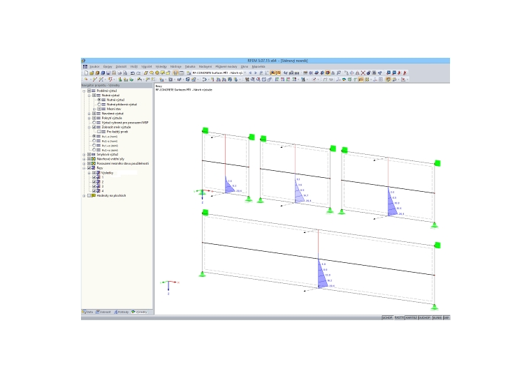 Nutná podélná výztuž