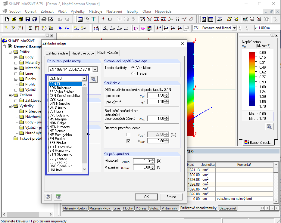 Rozšíření národních příloh Eurokódu 2