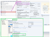 Možnosti nastavení sítě konečných prvků