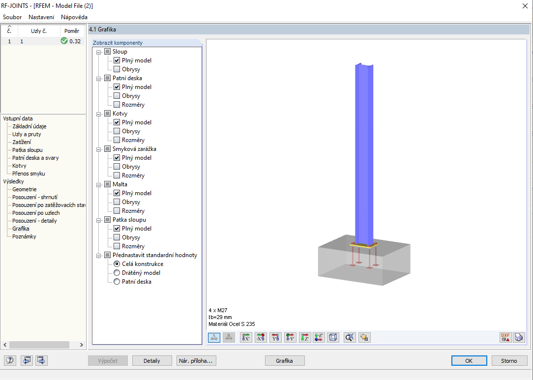 Možnosti zobrazení pro 3D grafiku