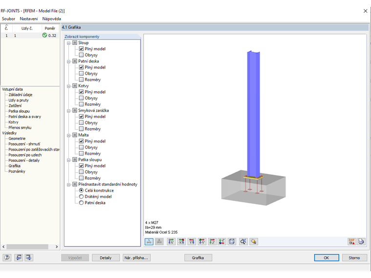 Možnosti zobrazení pro 3D grafiku