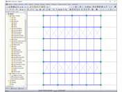 Pohled bez zohlednění pomocných objektů