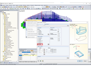 Upravit zatížení na plochu: průběh zatížení "Radiální"