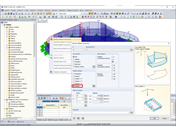 Upravit zatížení na plochu: průběh zatížení "Radiální"
