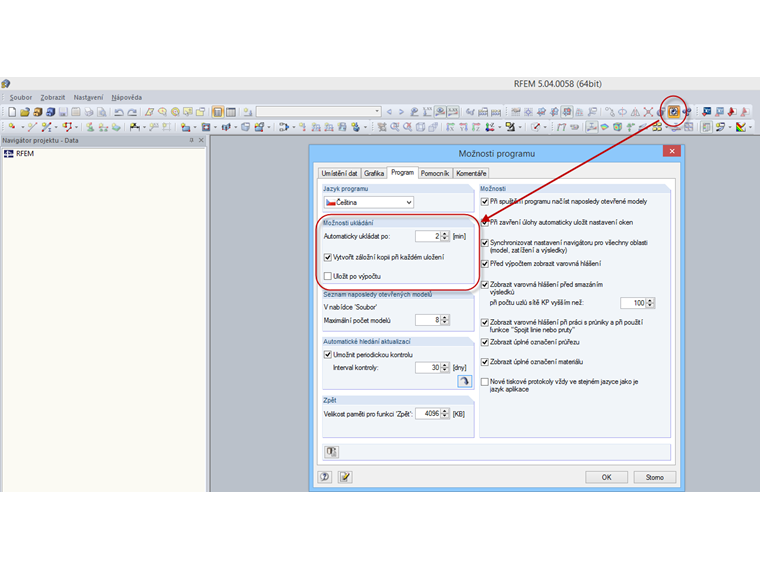 Možnosti ukládání