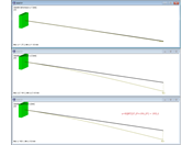 Deformace, zatěžovací stav 1