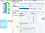 Rozdělení zatížení jednotlivých zatěžovacích stavů na různé vrstvy izolačního skla