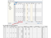 Výsledkové tabulky z RF-CONCRETE Surfaces