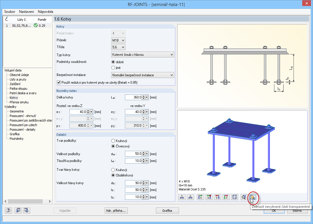 Tipy & triky: Zobrazit nevybrané části transparentně
