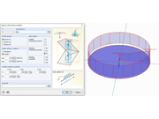 Proměnné radiální zatížení na kruhovou výseč