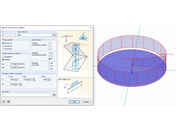 Proměnné radiální zatížení na kruhovou výseč