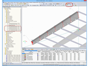 Stanovení rozdílných výšek průřezu prutu s náběhem pomocí funkce „Spojit linie/pruty“