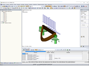 Výsledná deformace v programu RSTAB
