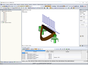 Výsledná deformace v programu RSTAB