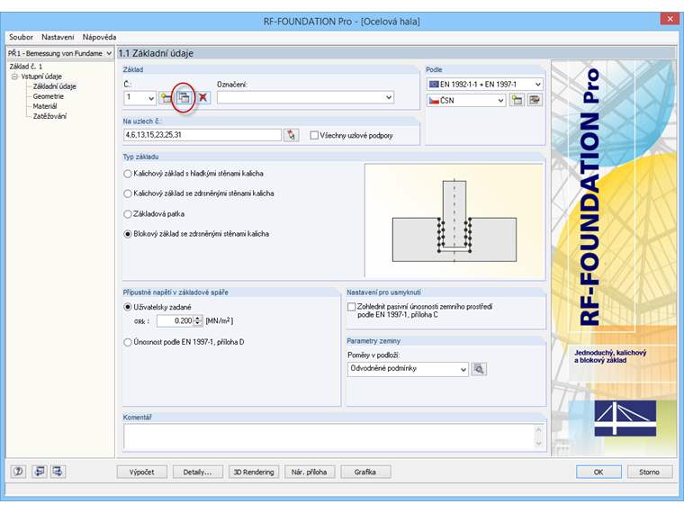 Funkce kopírování v RF-/FOUNDATION Pro