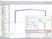 Náběh s průřezy IS