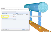 Automatická integrace objektů do zobecnělé čtyřúhelníkové plochy