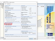 Možnost "Různé vzpěrné křivky"