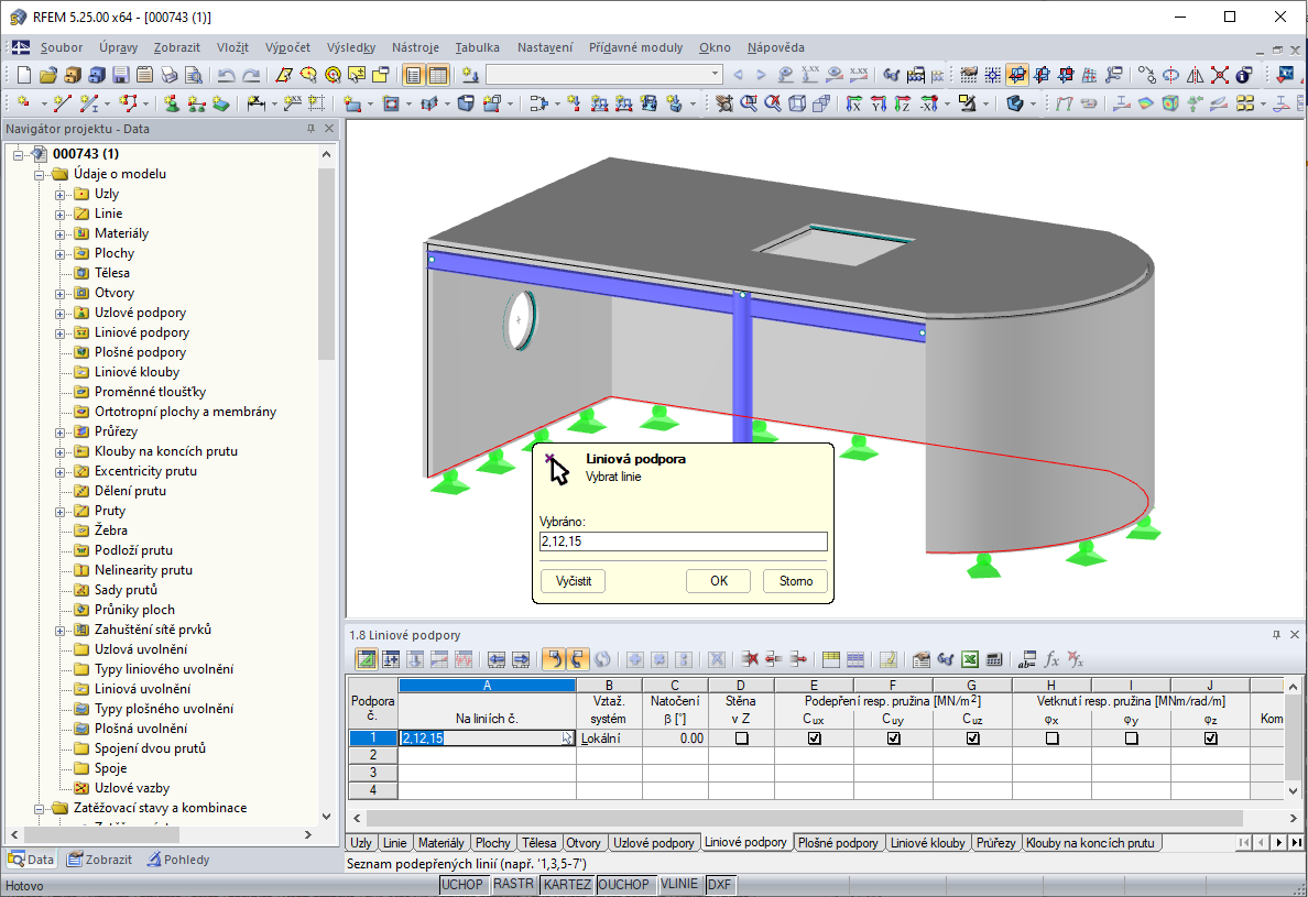 Výběr objektů v tabulkách