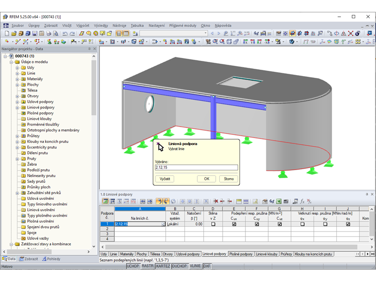 Výběr objektů v tabulkách